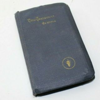 Holy Bible Gideons 1942 Fd Roosevelt Soldier Military Armed Forces Vintage