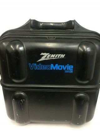 Zenith Video Movie VM6200 VHS - C Camcorder & Hard Case w/ Accessories,  Batteries 2