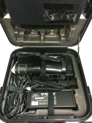 Zenith Video Movie VM6200 VHS - C Camcorder & Hard Case w/ Accessories,  Batteries 5
