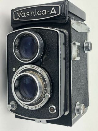 Yashica A Tlr Twin Lens Reflex 6x6 Medium Format Camera