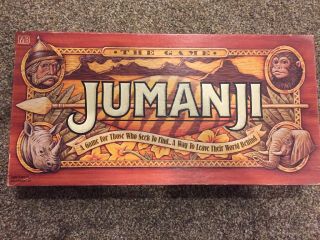 Vintage 1995 Jumanji Board Game Milton Bradley