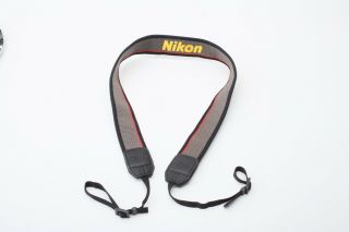 Nikon Ns - 1 Gray/red/yellow Ns1 Camera Shoulder Slr,  Dslr Vintage Strap,