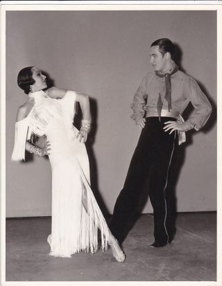 Dolores Del Rio Candid Tango Dance Vintage 