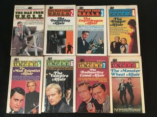 The Man From U.  N.  C.  L.  E.  1,  2,  3,  4,  5,  6,  7,  8 Ace Paperbacks