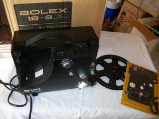 Bolex 18 - 3 Tc Multi Speed 8mm Silent Film Projector