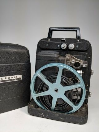 Vintage Bell & Howell Automaticthreading Projector Model 256 - Standard 8mm