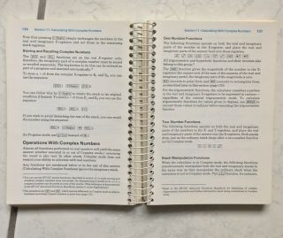 Hewlett Packard HP - 15C Owner’s Handbook - vintage 1985 5