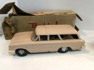Vintage Buddy L Pink Country Squire Wagon Car 17”