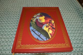 Easton Press The Night Before Christmas Tom Browning Signed - Leather Bound