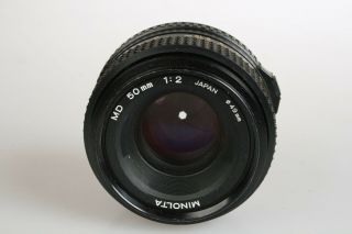 Minolta Md 50mm F2 Lens 50/2 Slr & Dslr