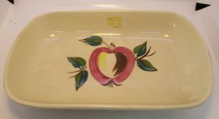 Purinton Apple Roll Tray Bowl Vintage