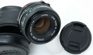 Canon Fd 50mm F/ 1.  8 Prime Lens Style Fd Mt Usa Seller 380954