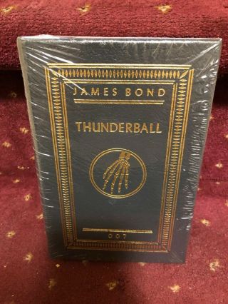 Easton Press James Bond Thunderball 007 Ian Fleming Sealed/mint