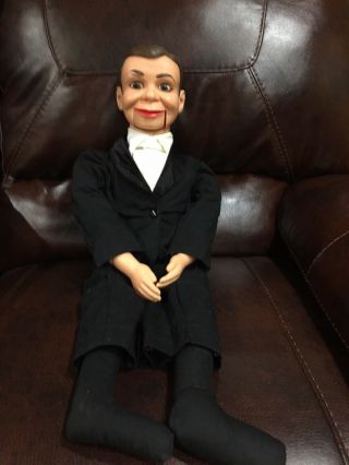 Vintage 1968 Charlie Mccarthy Ventriloquist Dummy Doll By Juro Novelty Toy Co.