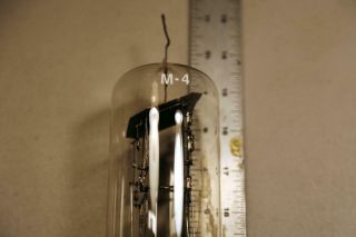 1934 RCA M - 4 MAGNETIC FOCUS EXPERIMENTAL ELECTRON - PHOTO - MULTIPLIER VACUUM TUBE 4