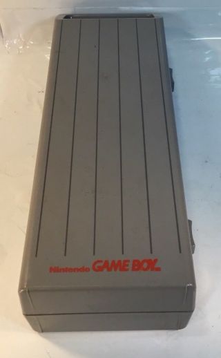 Vintage Nintendo Game Boy Plastic Hard Case Grey Silver