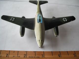 VINTAGE ERTL LINTOY DIECAST ME - 262 GERMAN AIRPLANE 2