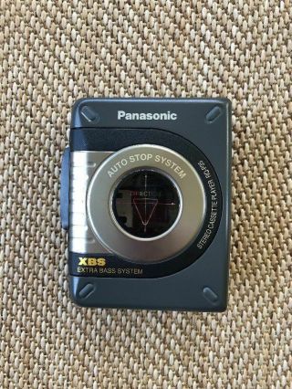 Panasonic Portable Stereo Cassette Player Rq - P35 Xbs Xtra Bass Walkman Vtg