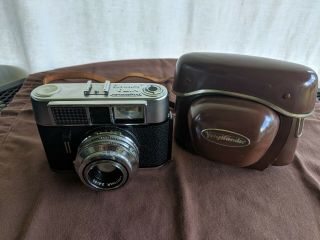Vintage Voigtlander Vito Automatic R Camera W/50/2.  8 Lens And Case,