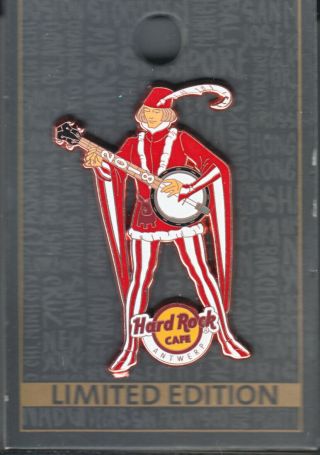 Hard Rock Cafe Pin: Antwerp 2018 Man In Vintage Medieval Clothing Le300