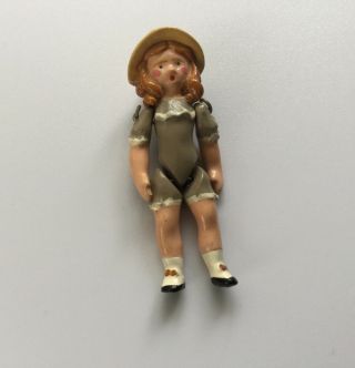 Vintage Miniature Hantel Dolls House Doll
