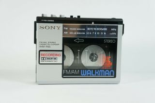 Parts Repair Vintage Sony Wm - F65 Walkman Fm Am Cassette