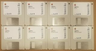 Apple Iigs O/s System 6.  0.  4 - 8 Disk Full Install On Double Density Disks