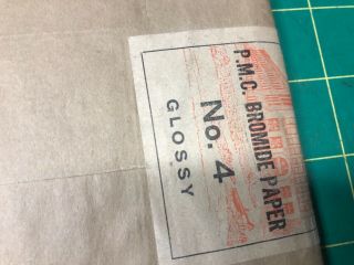 Vtg 1920’s Eastman Kodak Company Sensitized Paper 4 packs 7