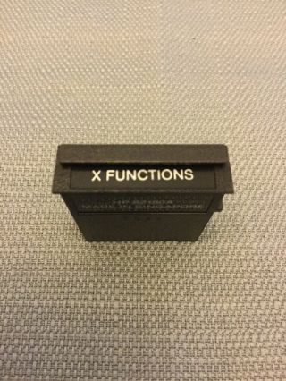 X Functions Rom Module For Hewlett Packard Hp 41c 41cv 41cx Vintage Calculators
