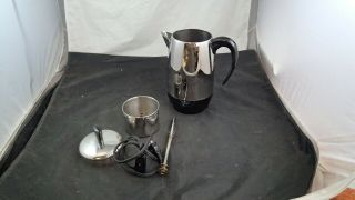Vintage Farberware Superfast Percolator Coffee Pot 2 - 8 Cup Automatic Fcp280 A