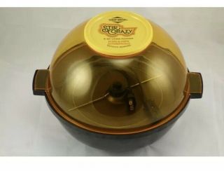 Vintage West Bend Stir Crazy 6 Qt Electric Popcorn Popper 1000 Watt Model 5346