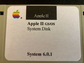 Apple II GS/OS System 6.  0.  1 - 6 Disk Set - Apple IIgs Computers 2