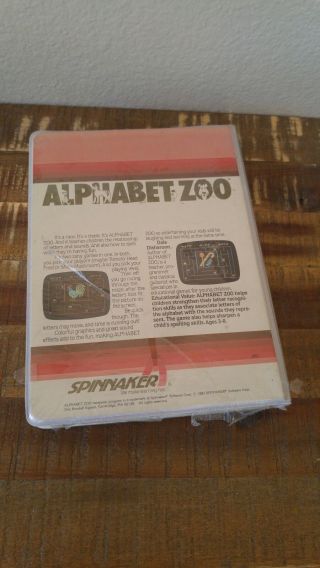 Tandy Alphabet Zoo Software 26 - 3170 for Tandy Computers RARE 5