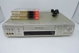 SAMSUNG SV - 5000W Worldwide Video Digital Converter VHS VCR NO REMOTE 2