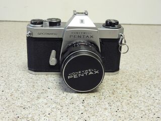 Honeywell Pentax Spotmatic Sp Ii - Takumar Lens - Leather Case
