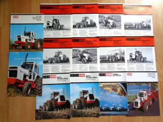 Group 14 Vintage Case Tractor Brochures 70 90 94 Series Real Good