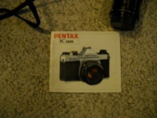 Pentex K1000 Camera and accessories 2