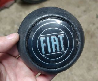 Vintage Fiat Center Horn Button 850 Coupe Spider Berlina 600 Steering Wheel
