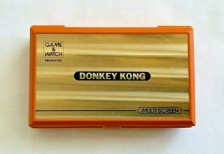Nintendo Game & Watch Donkey Kong Vintage Multiscreen Game 1982 - Partially