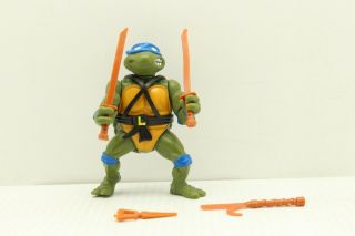 Vintage 1988 Teenage Mutant Ninja Turtles Leonardo Figure Hard Head Tmnt