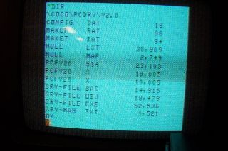 Trs80 Coco Plans,  Hard Drive,  Via Pc Server,  Comparable With Disk Speed