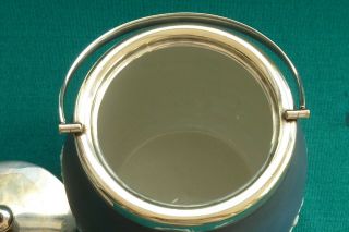 Lovely Vintage Wedgwood Cobalt Blue Jasperware 1870/1890 Biscuit Barrel 5