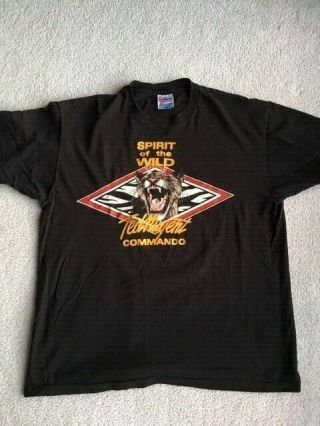 Vintage Ted Nugent Concert Shirt,  1995 Spirit Of The Wild Tour,  Awesome