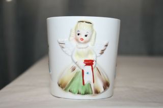 Vintage Inarco E - 1680 4th Of July Angel Of The Month Mug Cup