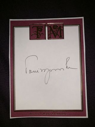Toni Morrison Official Knopf Signed Bookplate