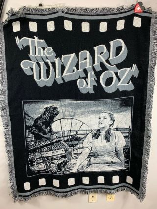 Vintage The Wizard Of Oz The Northwest Company Acrylic Made In Usa Throw Blanket