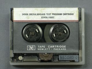 Hp 3456a Test Program Cartridge For 9845b/a Pn 03456 - 10002 Hewlett Packard