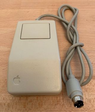 Vintage Apple Desktop Bus Mouse Adb Beige For Macintosh Classic G5431