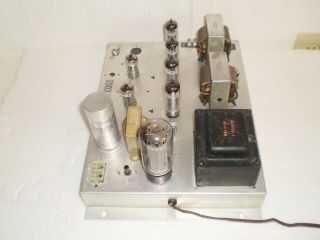 Magnavox Stereo Tube Amplifier 6BQ5 Outputs 4