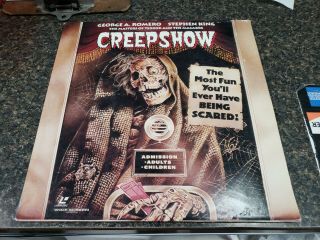 Vtg Videodisc Creepshow George A Romero Stephen King Laserdisc Disc Movie Wow